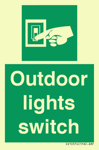 Outdoor lights switch